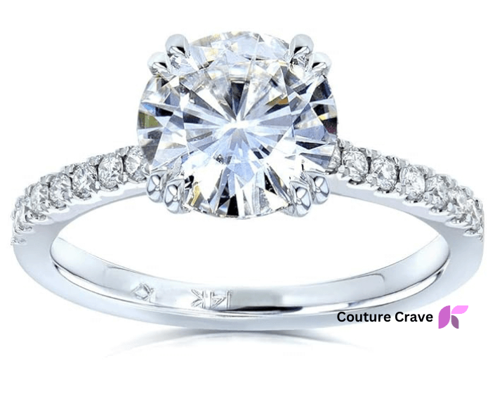 Kobelli Moissanite and Lab Grown Diamond Engagement Ring 2 
 