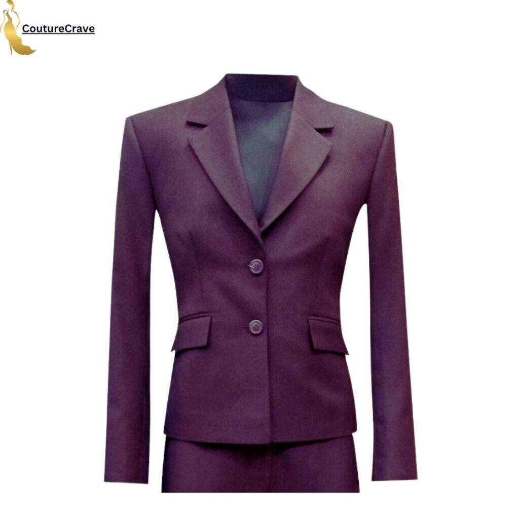 Formal Button Slim Fit Blazer for Women