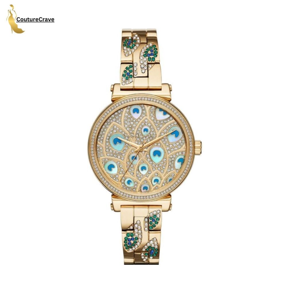 MICHAEL KORS SOFIE ANALOG GOLD DIAL WOMEN'S WATCH